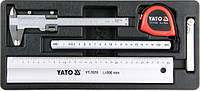 Набор измерительных инструментов в ложементе YATO YT-55474 (Польша)