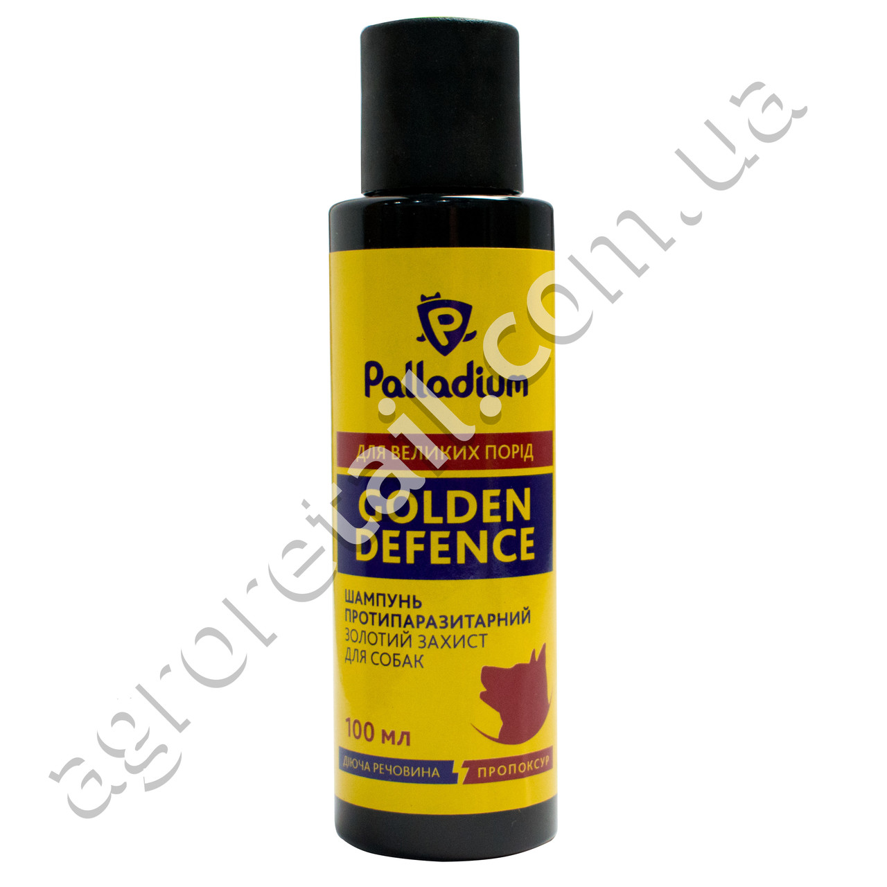 Шампунь Palladium Golden Defence для собак великих порід 100 мл