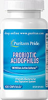 Пробіотик Puritan's Pride — Probiotic Acidophilus (100 капсул)