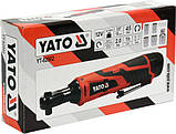 Тріскачка ударний акумуляторний LI-ION 12 В YATO YT-82902 (Польща), фото 5