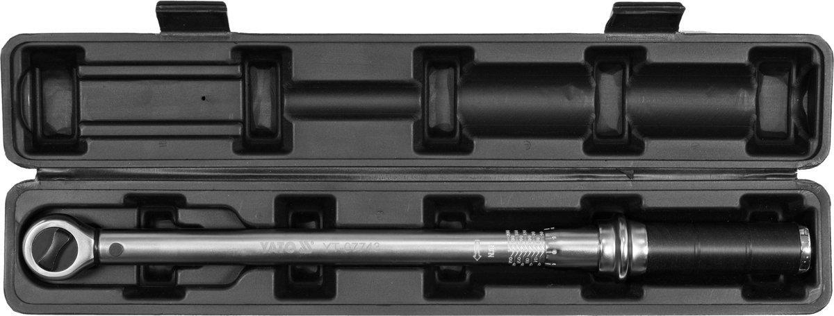 Динамометричний ключ 1/2" 40-200 Нм YATO YT-07743 (Польща)