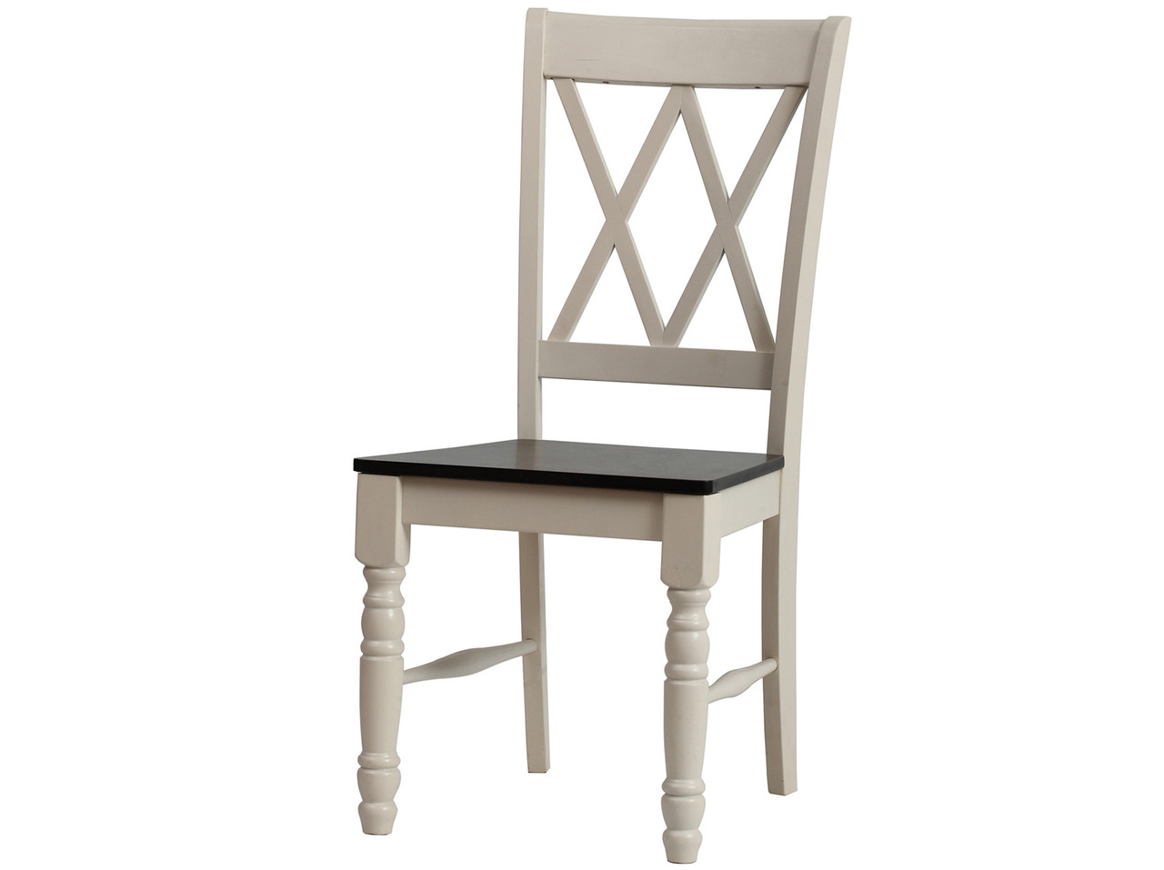 Стілець дерев'яний Дженні білий/ шоколад, фото 1
