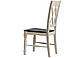 Стілець дерев'яний Дженні білий/ шоколад, фото 3