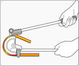 Ручний трубогиб для круглих трубок 18мм YATO YT-21846 (Польща), фото 2