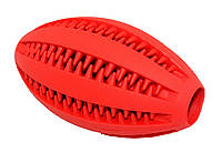 Игрушка резиновая масажный Мяч регби 11см ER003 ZooMax (бирюзовый)