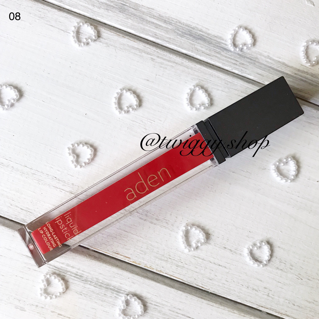 Жидкая матовая помада для губ Aden Cosmetics Liquid Lipstick 08 красный мэрилин - фото 1 - id-p472156785