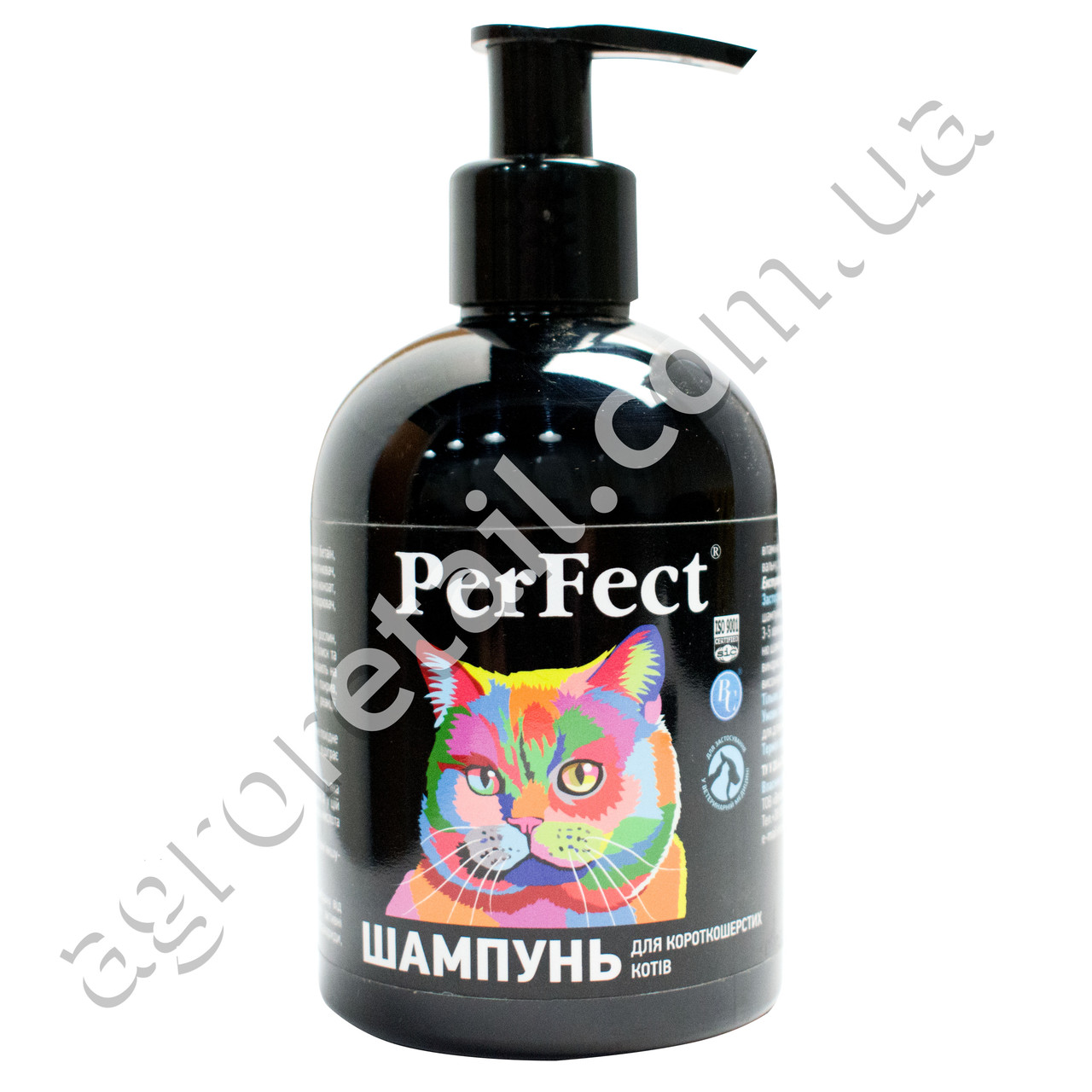 Шампунь PerFect для короткошерстих котів 250 мл, фото 1