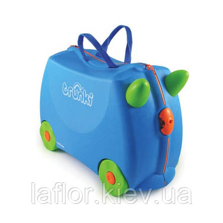 Дитячий валізу Trunki Terrance Транки блакитний, фото 2
