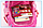 Рюкзак детский школьный Набор 3 в 1 для девочки 3 цвета. Рисунок бантики с кошечками. Розовый., фото 3