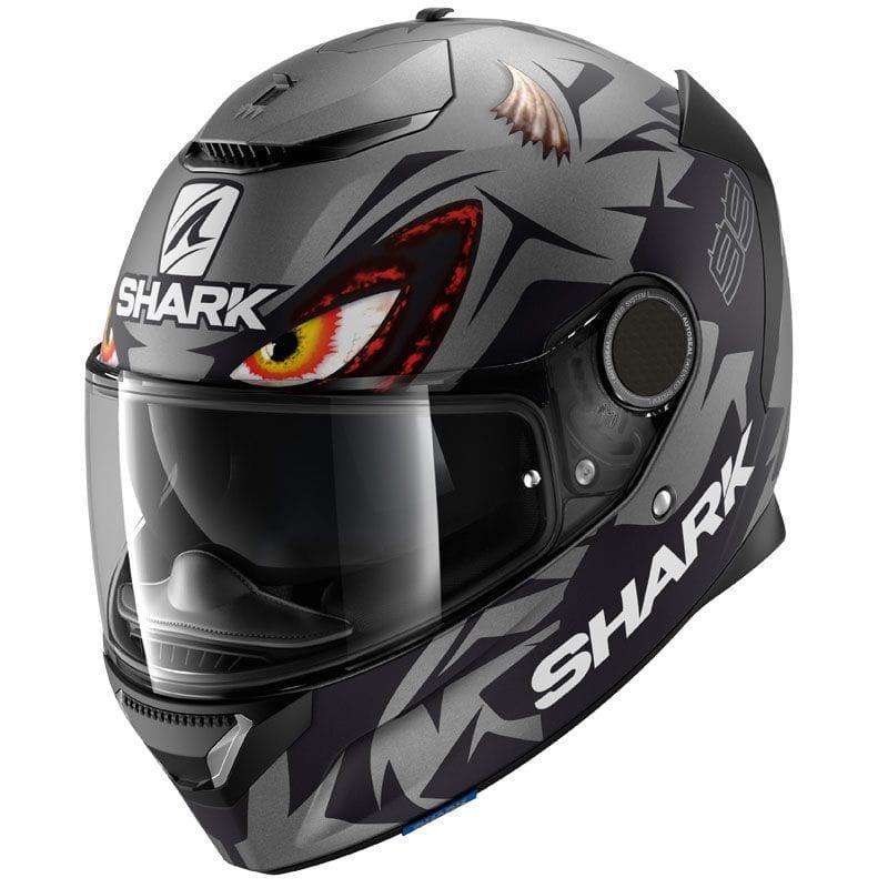 Мотошолом SHARK Spartan Lorenzo Austrian GP Matt (сірий)