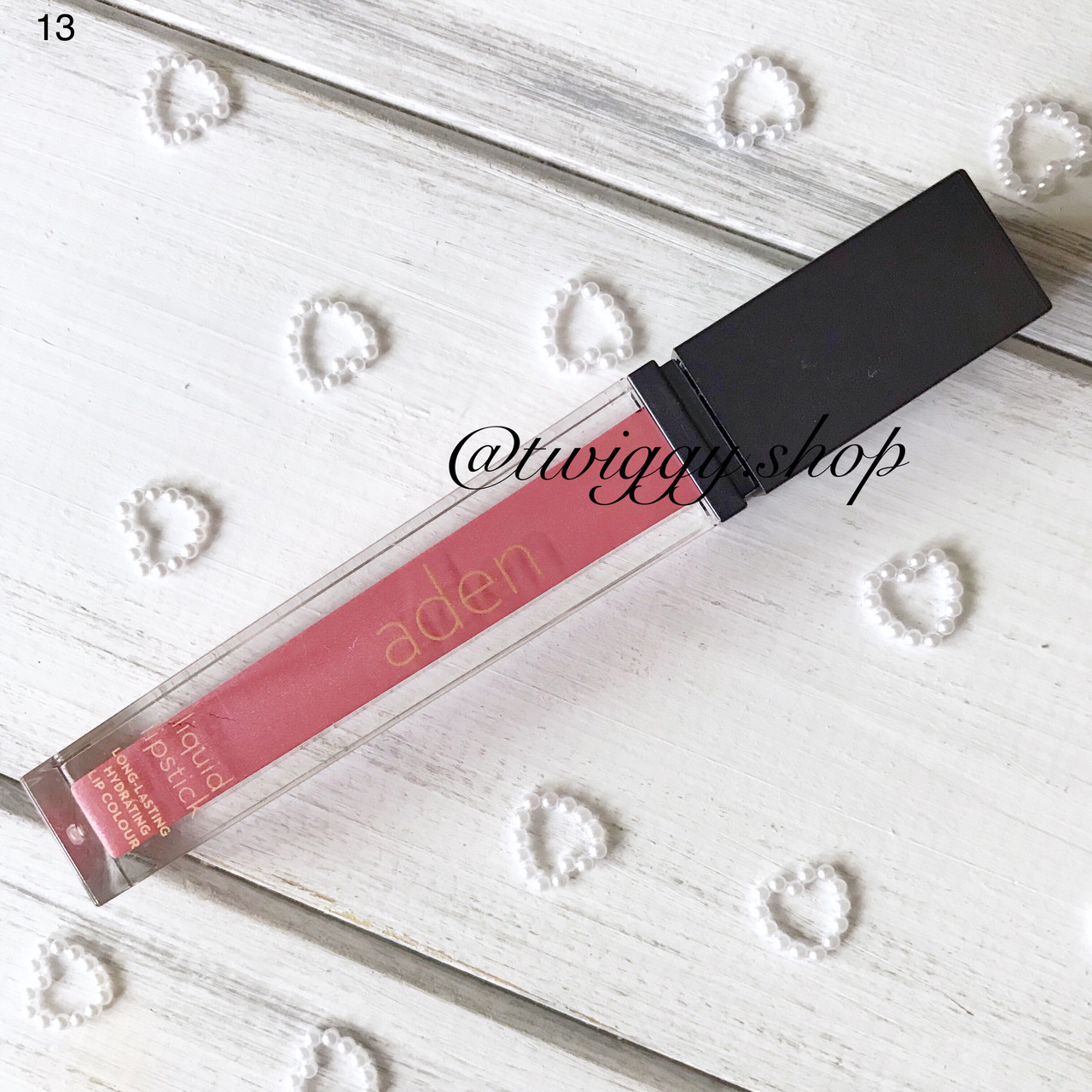 Рідка матова помада для губ Aden Cosmetics Liquid Lipstick 13 солодкий персик