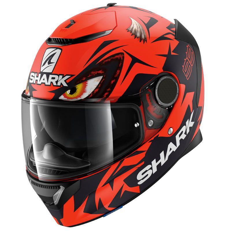 Мотошолом SHARK Spartan Lorenzo Austrian GP Matt (червоний)