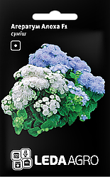 Насіння Агератум карликовий Алоха F1 суміш 10шт LEDAAGRO