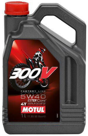 300V 4T FACTORY LINE OFF ROAD SAE 5W40 (4L)/104135