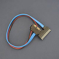 Переходник питания SlimSATA Male 7+6 13pin to SATA Female 7+15 22pin, 5V L=30см