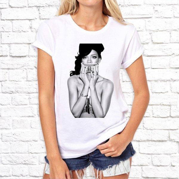 Жіноча футболка з принтом Swag "Rihanna 1" Push IT