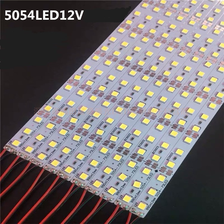 Світлодіодна led лінійка LEDTech smd 5054 72led/m 12v 15вт ip20 Нейтральний білий (4200К)