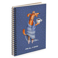 Блокнот для записів та ескізів Sketchbook And all is good А5 (BDP_DOG015)