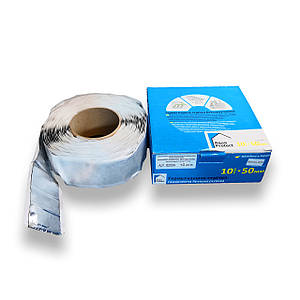 Герметизуюча стрічка СТК з фольгованою основою 50 мм х 10 м