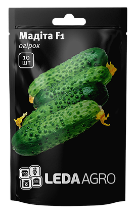 Насіння Огірок Мадіта F1 10шт LEDAAGRO, фото 1