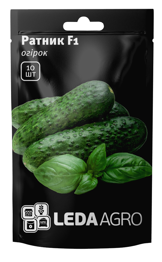 Насіння Огірок Ратник F1 10шт LEDAAGRO
