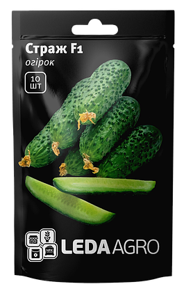 Насіння Огірок Страж F1 10шт LEDAAGRO, фото 1