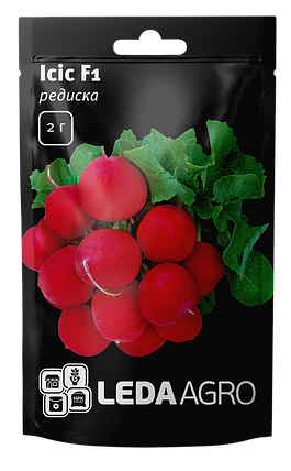 Насіння редиски Ісіс F1 2г LEDAAGRO, фото 1