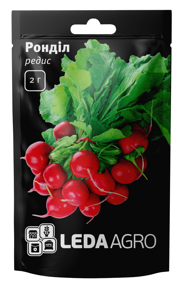 Насіння Редиска Ронділ 2г LEDAAGRO