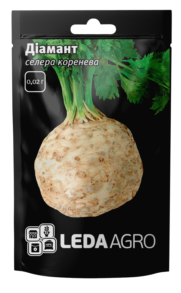 Насіння Селери кореневої Діамант 0,02 г LEDAAGRO
