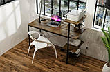 Письмовий/Офісний стіл лофт "Пярну" 140*117*78 см., фото 2