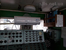 Установка кондиционера ONEAIR на барже 4