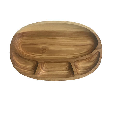 Дошка для подавання страв Менажниця овальна, рибниця 02, фото 1