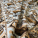 Гобеленове покривало — плед. Капа. Напівторка.  Бавовна. Розмір 150х200 см. (будинок, пляж, пікнік), фото 4