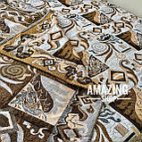 Гобеленове покривало — плед. Капа. Напівторка.  Бавовна. Розмір 150х200 см. (будинок, пляж, пікнік), фото 7