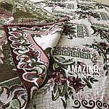 Гобеленове покривало — плед. Капа. Напівторка. Розмір 150х200 см. (будинок, пляж, пікнік), фото 2