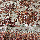 Гобеленове покривало — плед. Капа. Напівторка.  Бавовна. Розмір 150х200 см. (будинок, пляж, пікнік), фото 6