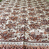 Гобеленове покривало — плед. Капа. Напівторка.  Бавовна. Розмір 150х200 см. (будинок, пляж, пікнік), фото 5