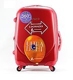 Ударостійка мала валіза Ambassador Classic A8503 Червона, фото 2