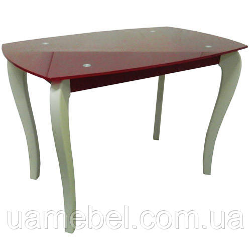 Купить Стол стеклянный обеденный "ДКС-Классик 2" на деревянных ножках ...