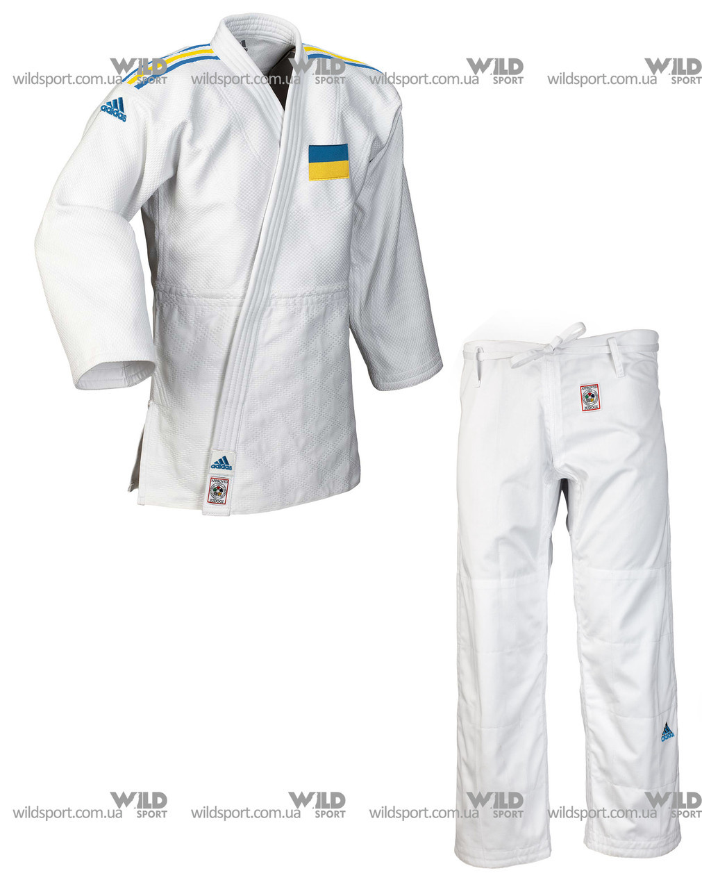 Кимоно для Дзюдо Adidas Champion II IJF UA Slim Fit 150 — Купить ...