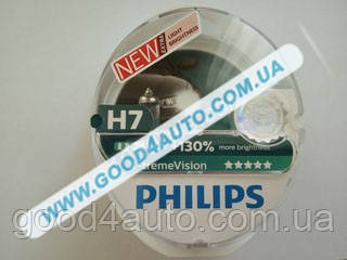 Лампа H7 55W PX26d X-Treme Vision+130% (Philips) 12972XV-S2, фото 1