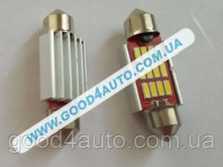 Лампа світлодіодна C5W 12SMD (40/14) 36мм+драйвер T11*36, фото 1