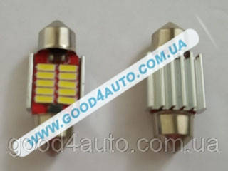 Лампа светодиодная C5W 10SMD (40/14) 28мм+драйвер T11*28, фото 1