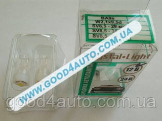 Лампа светодиодная W5W W2 1*9,5D 12V Белый (CL) W5W 1SMD(50/50), фото 1