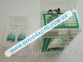 Лампа світлодіодна W5W W2 1*9,5 D 12V Синій (CL) W5W 1SMD(50/50), фото 1