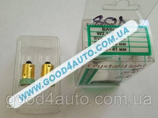 Лампа світлодіодна T4 BA9S 12V Зелений (CL) T4 1SMD (50/50), фото 1