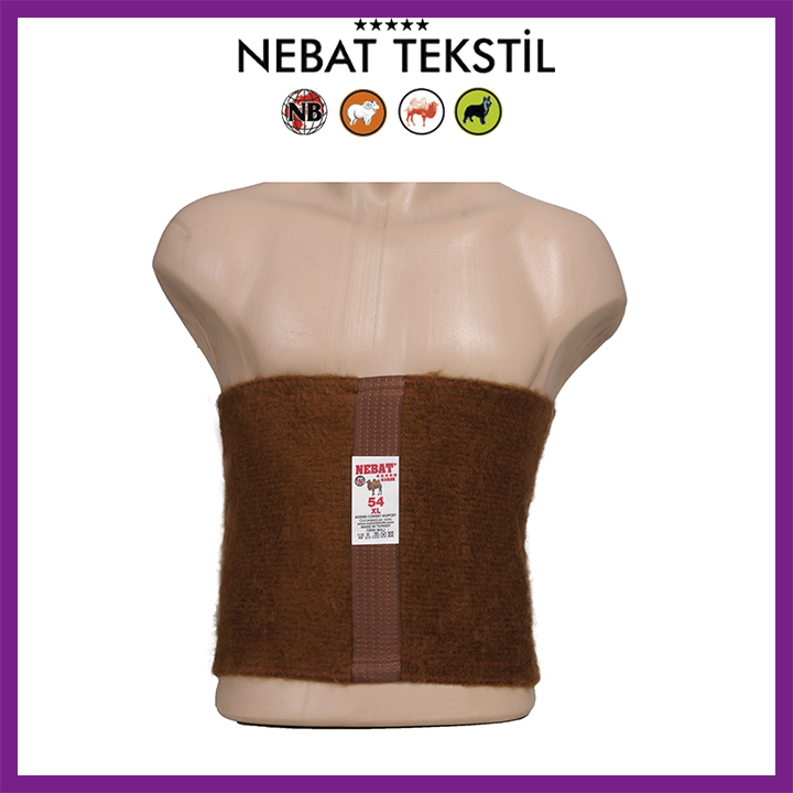 Лікувальний пояс із верблюжої шерсті Nebat лікувальний пояс/корсет/бандаж Turkey