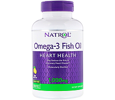 Omega-3 Fish Oil Natrol, 150 капсул