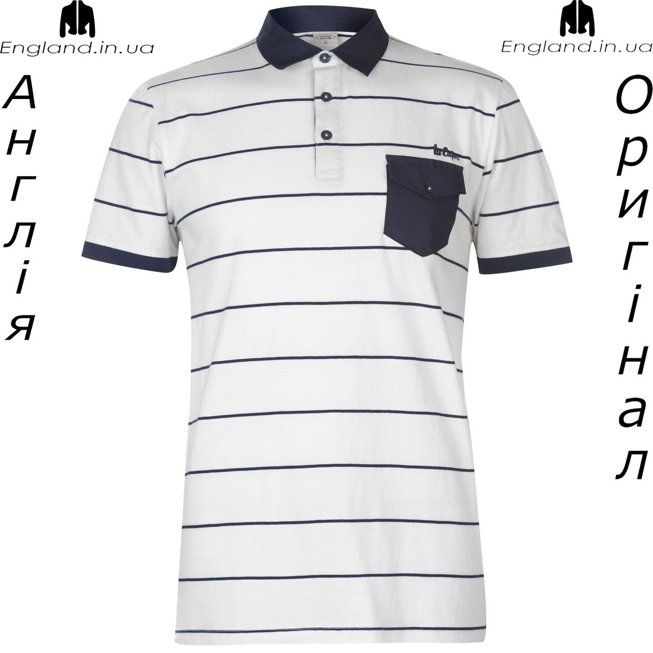 Поло чоловіче Lee Cooper (Лі Купер) з Англії - в смужку, фото 1