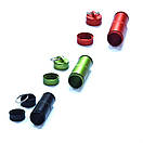 Таблетниця капсула герметична контейнер для зберігання таблеток 75 х 20 мм Чорний, фото 10